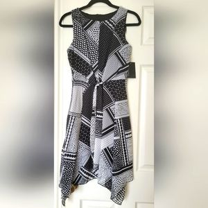 Black and white dress w/free garment bag